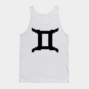 Gemini pixel Tank Top